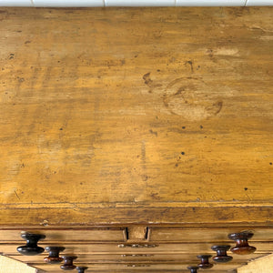 An Antique 19th Century French Pine Chest of Drawers Dresser