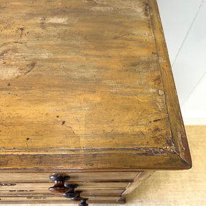 An Antique 19th Century French Pine Chest of Drawers Dresser