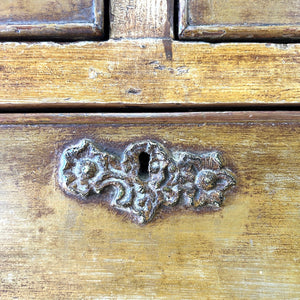 An Antique 19th Century French Pine Chest of Drawers Dresser