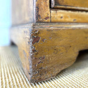 An Antique 19th Century French Pine Chest of Drawers Dresser