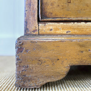 An Antique 19th Century French Pine Chest of Drawers Dresser