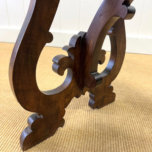 A Vintage Spanish Style Oak Side Table