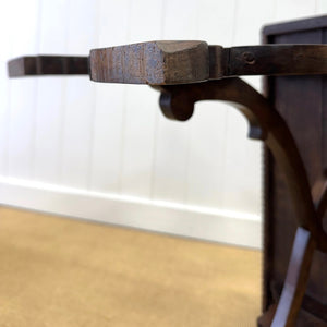 A Vintage Spanish Style Oak Side Table