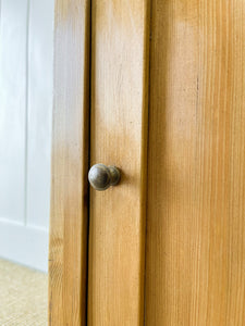 A Charming English Pine Nightstand c1890