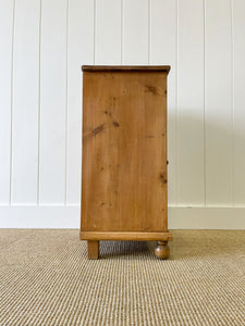 A Charming English Pine Nightstand c1890