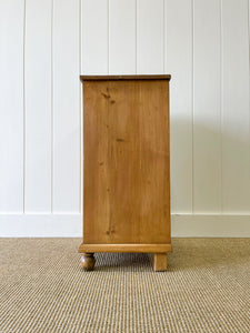 A Charming English Pine Nightstand c1890