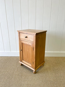 A Charming English Pine Nightstand c1890