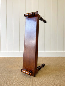 A 19th Century English Mahogany Hall or Window  Bench