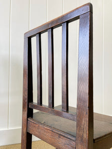 A Pair of English Oak and Elm Georgian Occasional Chairs c1800