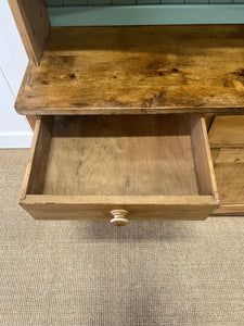 A 19th Century Pine Cupboard with Glazed Upper Doors