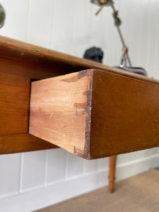 Antique English Country Pine Desk or Library Table c1890