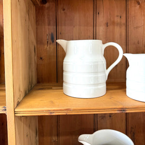 A Large 19th Century English Pine Bookcase Cabinet or Hutch