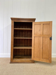 A Handsome English 19th Pine Cupboard