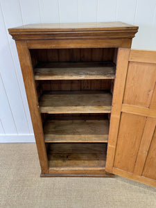 A Handsome English 19th Pine Cupboard