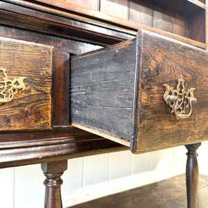 A George III Style Oak Welsh Dresser