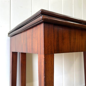 Antique English Country Mahogany Console Table c1890