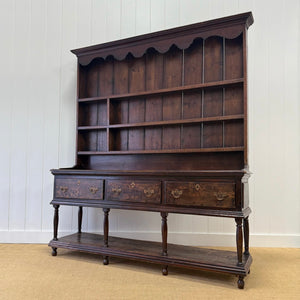 A George III Style Oak Welsh Dresser