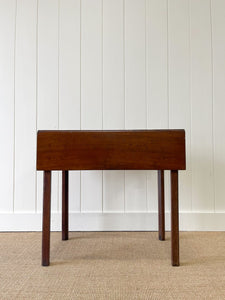 A Georgian English Mahogany Country-Made Pembroke table c1800