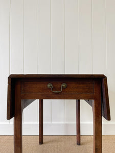 A Georgian English Mahogany Country-Made Pembroke table c1800