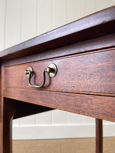 A Georgian English Mahogany Country-Made Pembroke table c1800