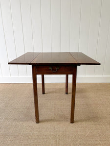 A Georgian English Mahogany Country-Made Pembroke table c1800