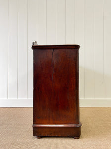 An Antique English Mahogany Chest of Drawers c1890