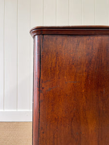 An Antique English Mahogany Chest of Drawers c1890