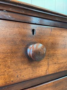 An Antique English Mahogany Chest of Drawers c1890