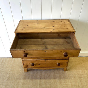 An Antique English Regency Caddy Chest of Drawers/Dresser c1810