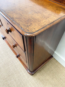 An Antique English Mahogany Chest of Drawers c1890