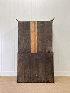 A Large 18th Century English Oak Linen Press Cupboard