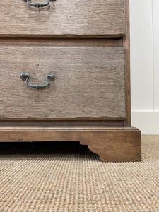 A Large 18th Century English Oak Linen Press Cupboard