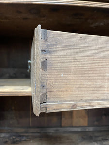 A Large 18th Century English Oak Linen Press Cupboard