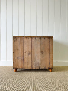 A Happy English Pine Chest of Drawers Dresser c1890