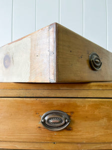 A Happy English Pine Chest of Drawers Dresser c1890