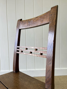 A Set of 4 English Oak and Elm Georgian Chairs c1800