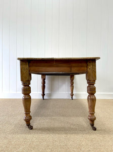 A Good English Pine 6ft Dining Table c1890