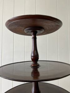 An English 18th Century Mahogany "What-Not" shelf or Dumb Waiter