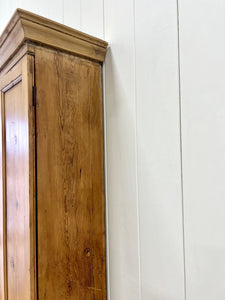 A 19th Century English Pine Linen Press Cupboard