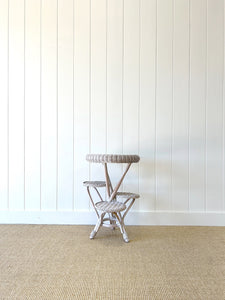 A Delightful Wicker Multi-tiered Table