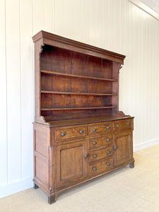 A Wonderful Large Oak Welsh Dresser or Cupboard c1800