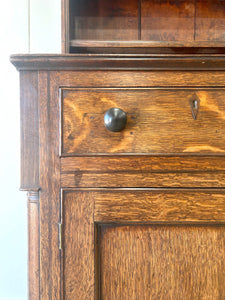 A Wonderful Large Oak Welsh Dresser or Cupboard c1800