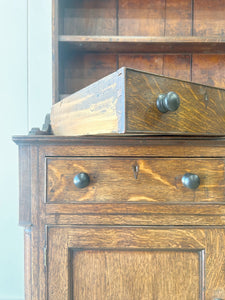 A Wonderful Large Oak Welsh Dresser or Cupboard c1800