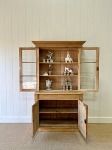 A Early 19th Century English Pine Bookcase