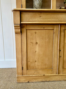 A Early 19th Century English Pine Bookcase