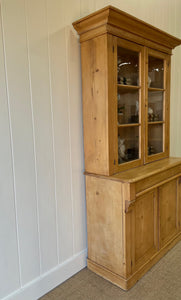 A Early 19th Century English Pine Bookcase