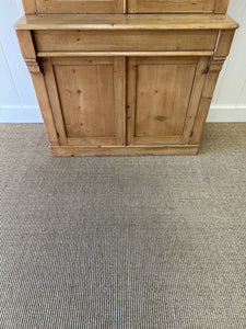 A Early 19th Century English Pine Bookcase