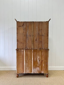 A Early 19th Century English Pine Bookcase