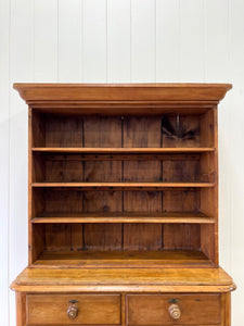 A Early 19th Century English Pine Bookcase