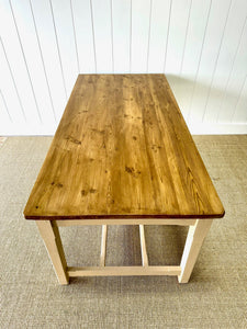 A Rustic Irish 6ft Dining Harvest Table